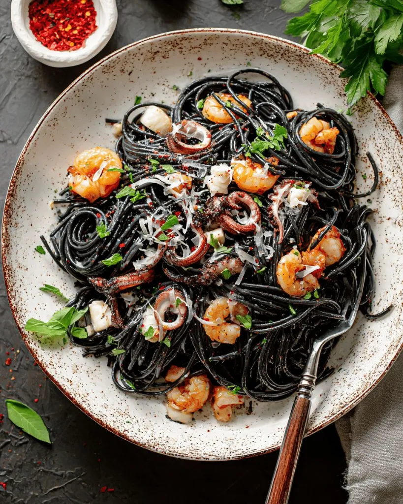 Black Pasta Seafood